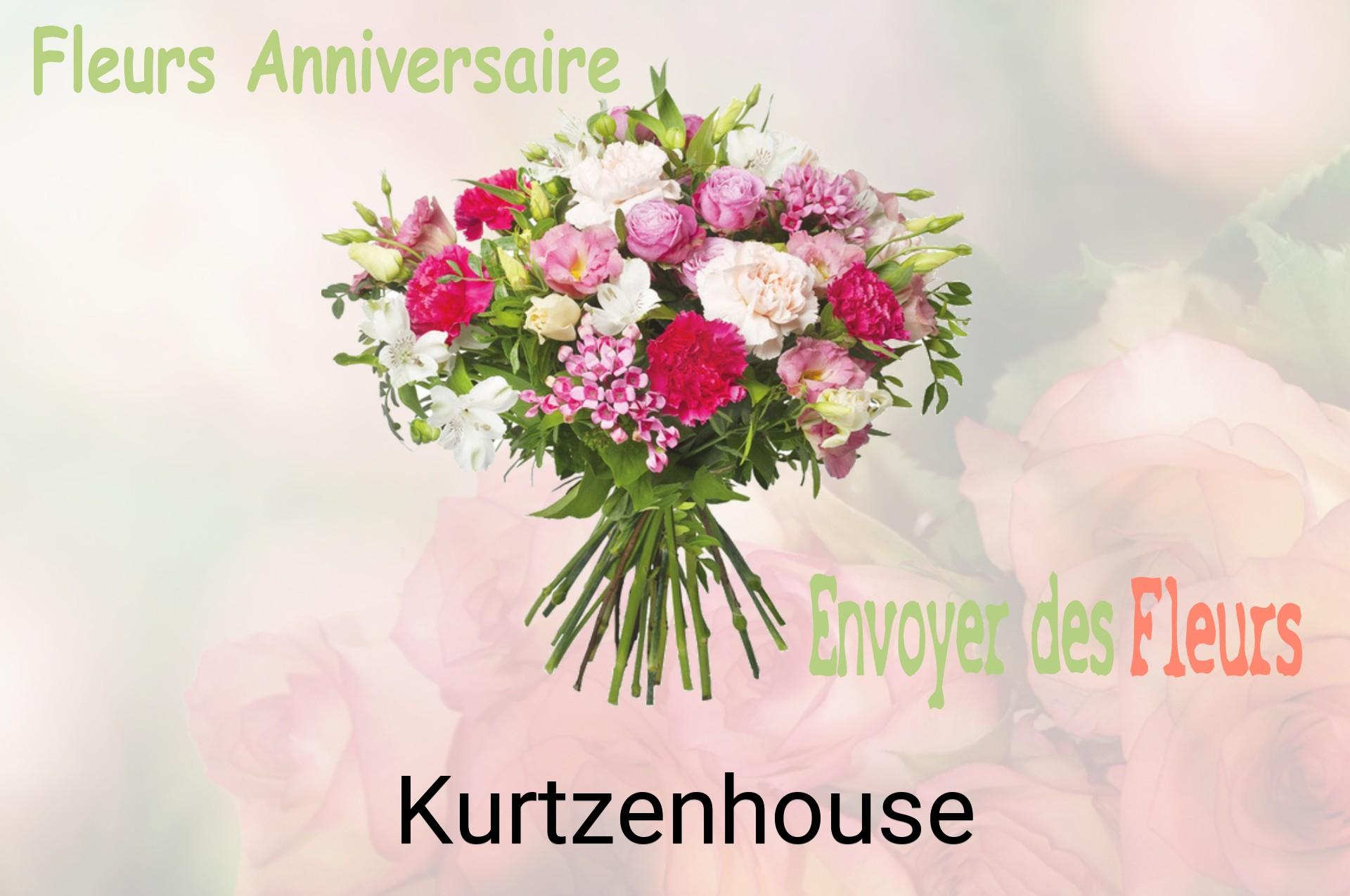 Bouquet de fleurs d’anniversaire livré à Kurtzenhouse